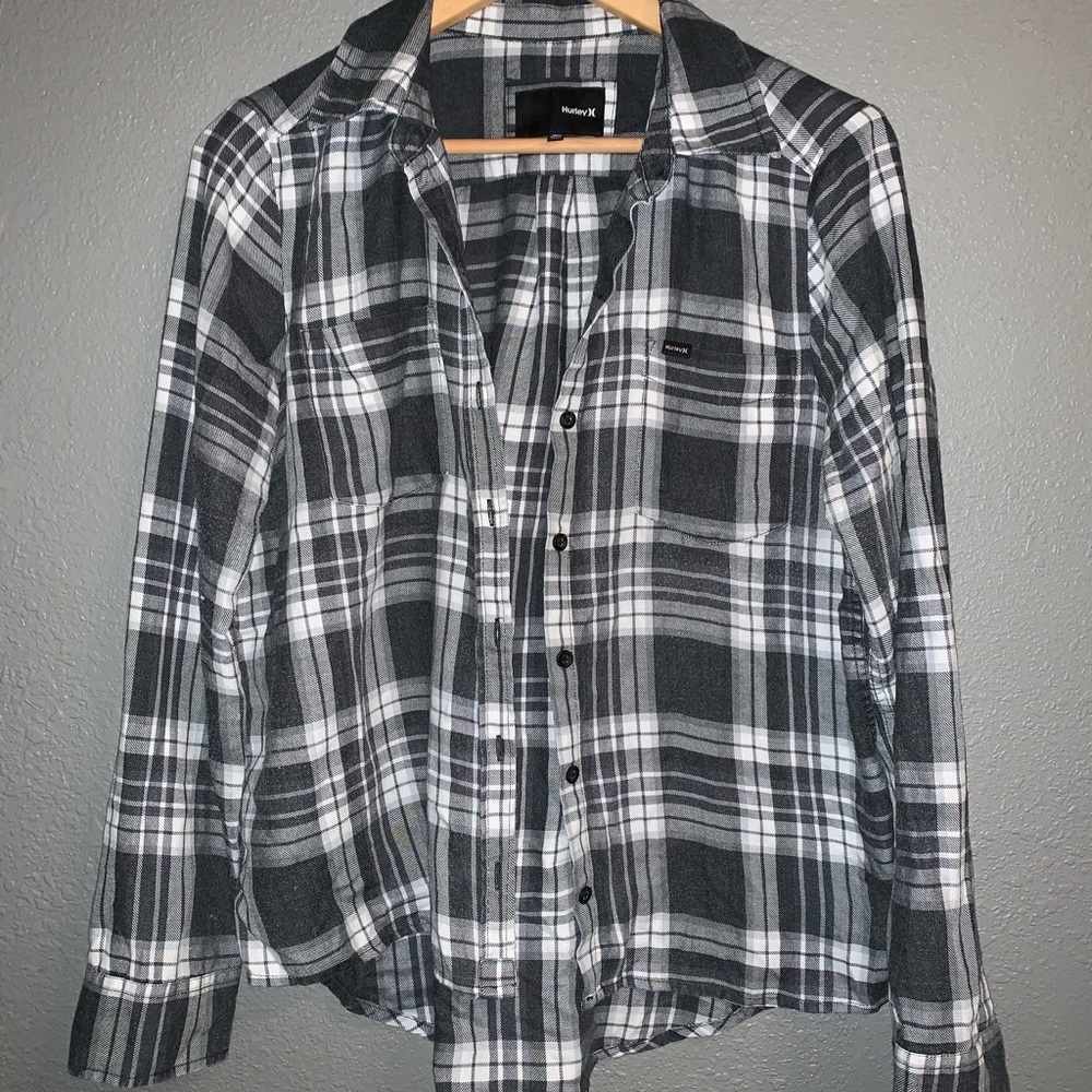 Gray and White Flannel
